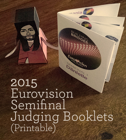 Eurovision Judging Booklets 2015